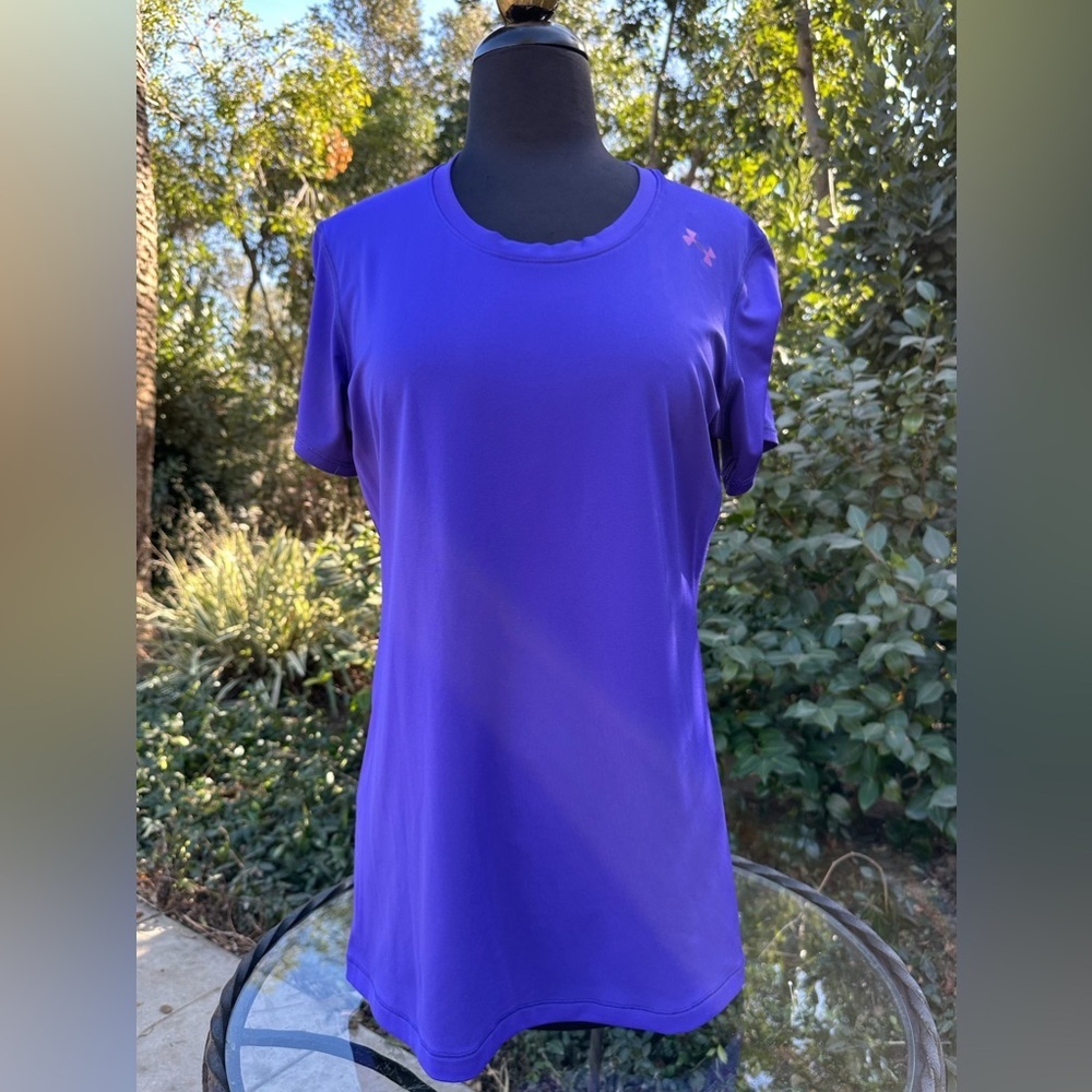 Under Armour Heat Gear Compression Short Sleeve Top - size L